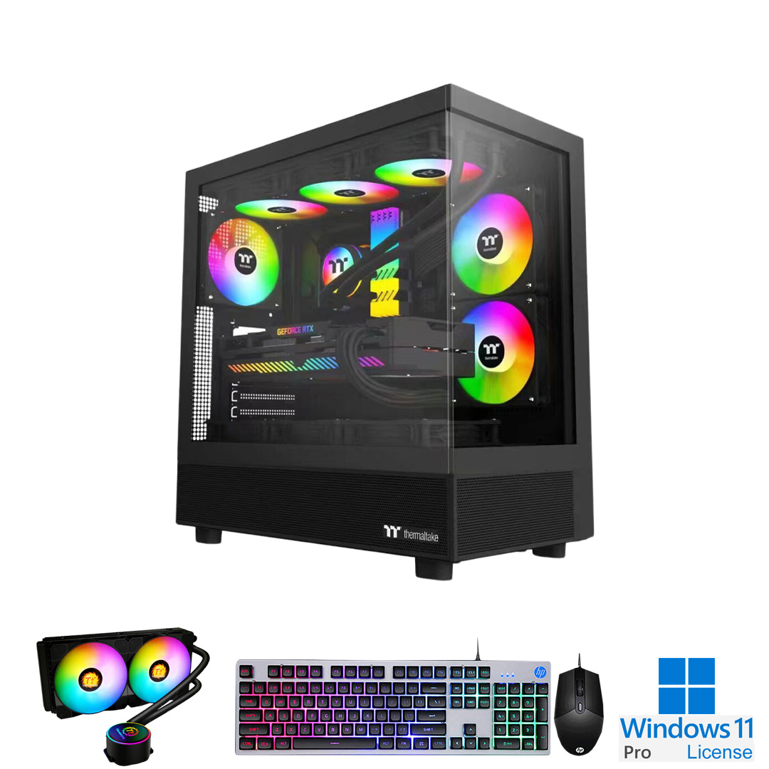 PC-Case Gaming-Design Intel Core i7-12700K Max Turbo 5.0Ghz 12cores-20threads Mainboard Z690 RAM DDR4 32Gb M.2 NVME 1Tb PSU 850W Wifi KB-Mouse (No Monitor)